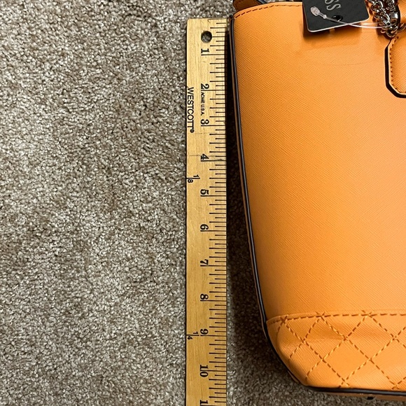 Guess Korry tote- Sun-kissed Orange/Gold hardware - NWT - Picture 3 of 13